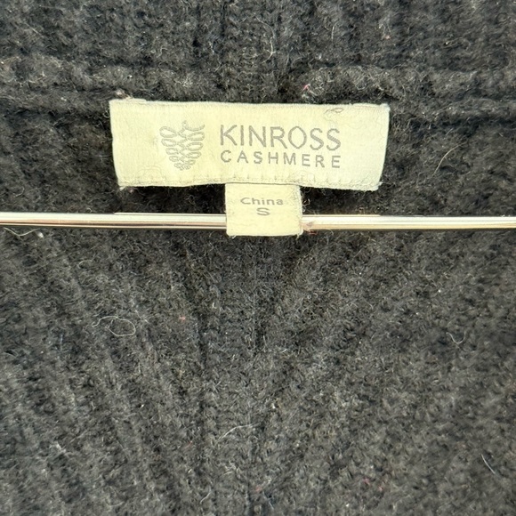 Kinross Cashmere wool/cashmere blend open front cardigan size small - Picture 3 of 3